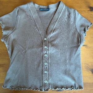 Brandy Melville short-sleeve V-neck